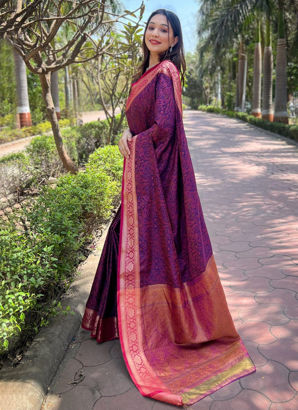 Classic Woven Silk Saree - S7845