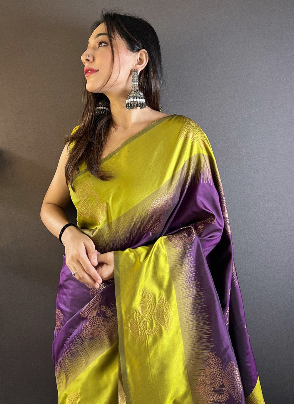 Traditional Woven Silk Saree - S7866