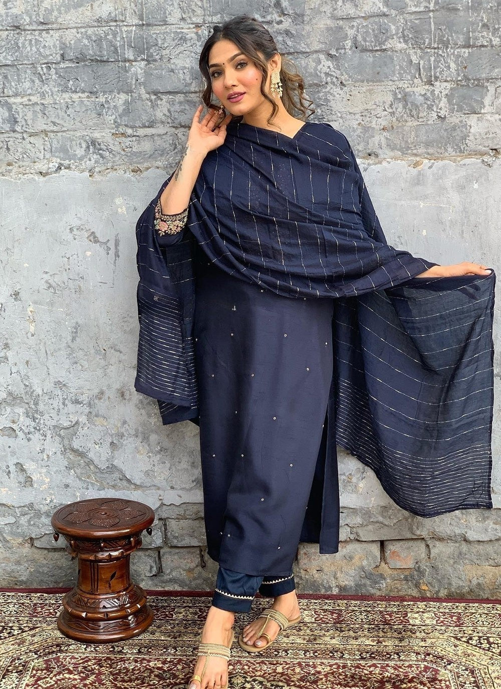 Archive Embroidered 316521 Blue T6745