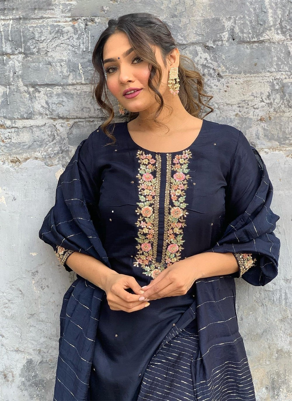 Archive Embroidered 316521 Blue T6745