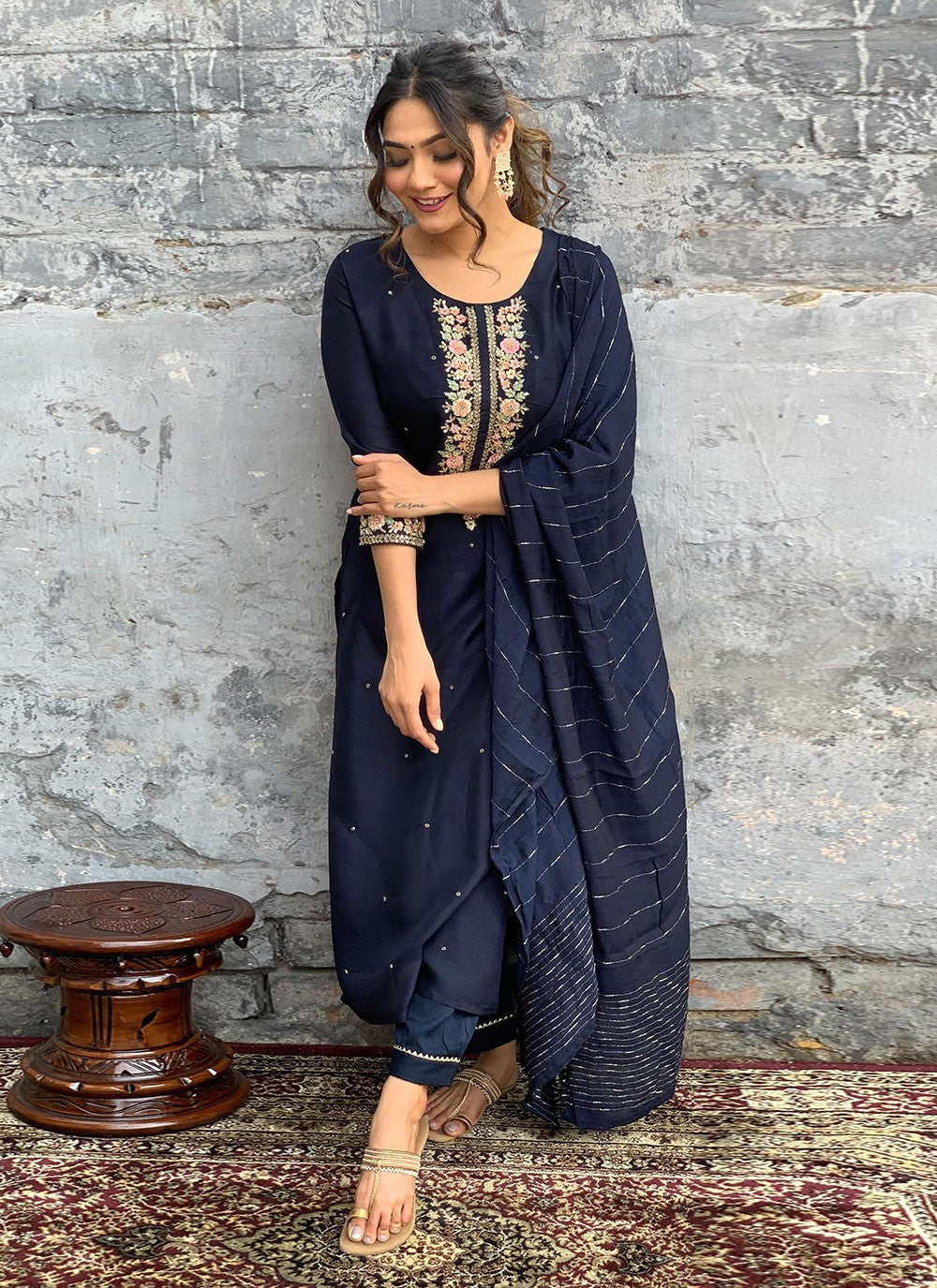 Archive Embroidered 316521 Blue T6745
