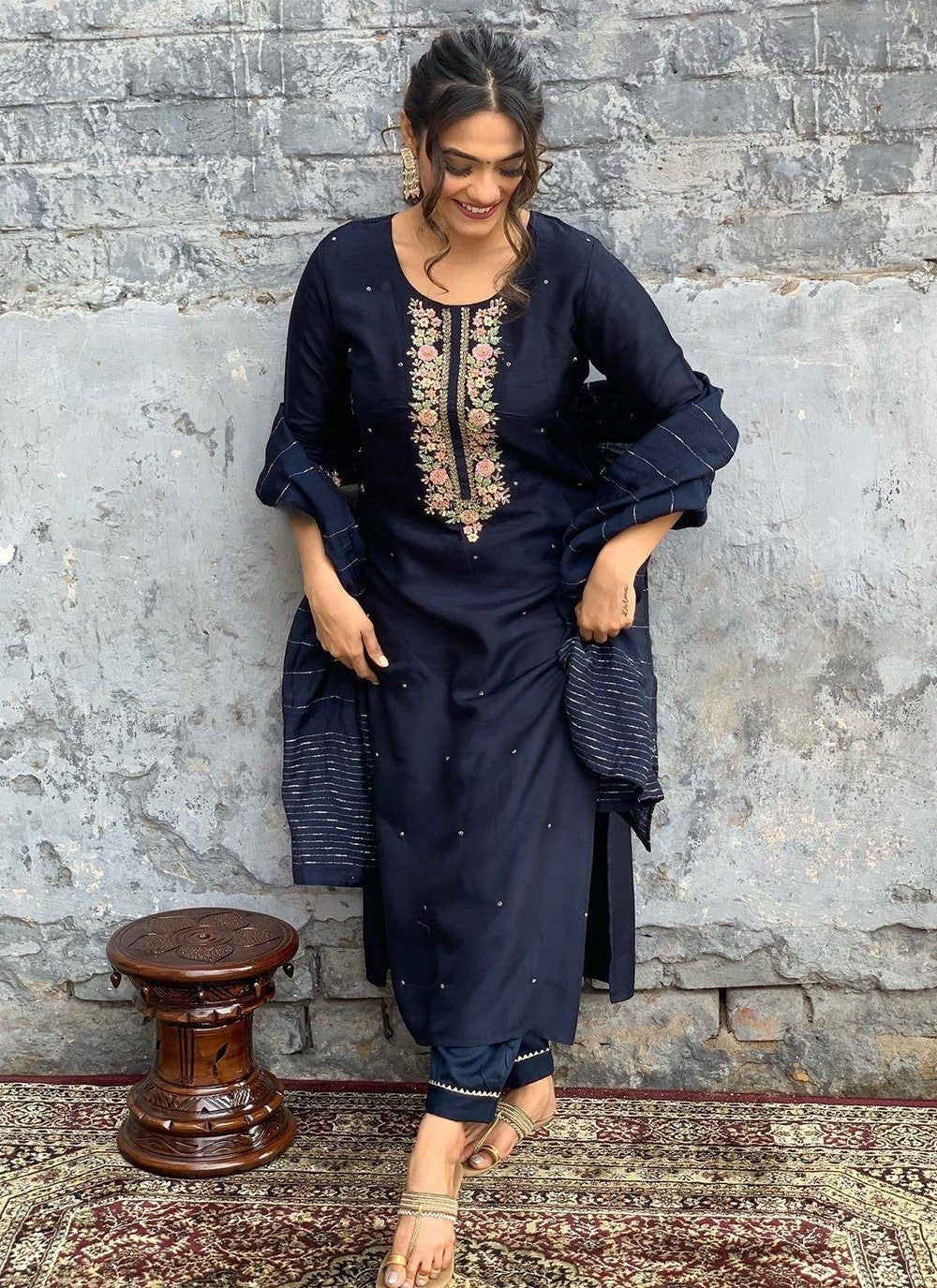 Archive Embroidered 316521 Blue T6745