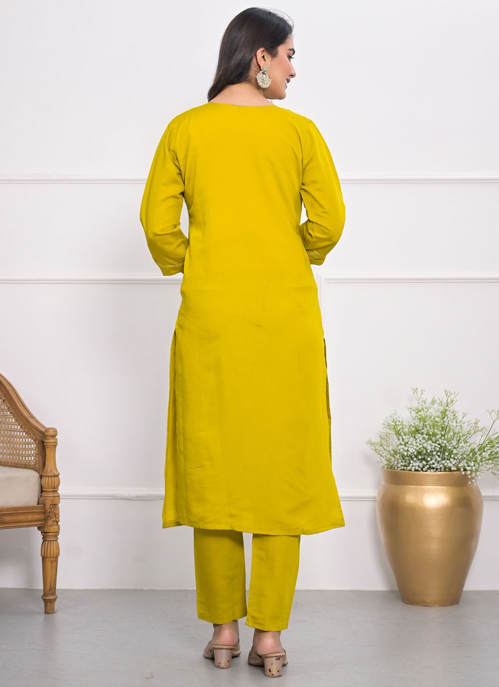 Silk, Viscose Salwar Suit - T3991