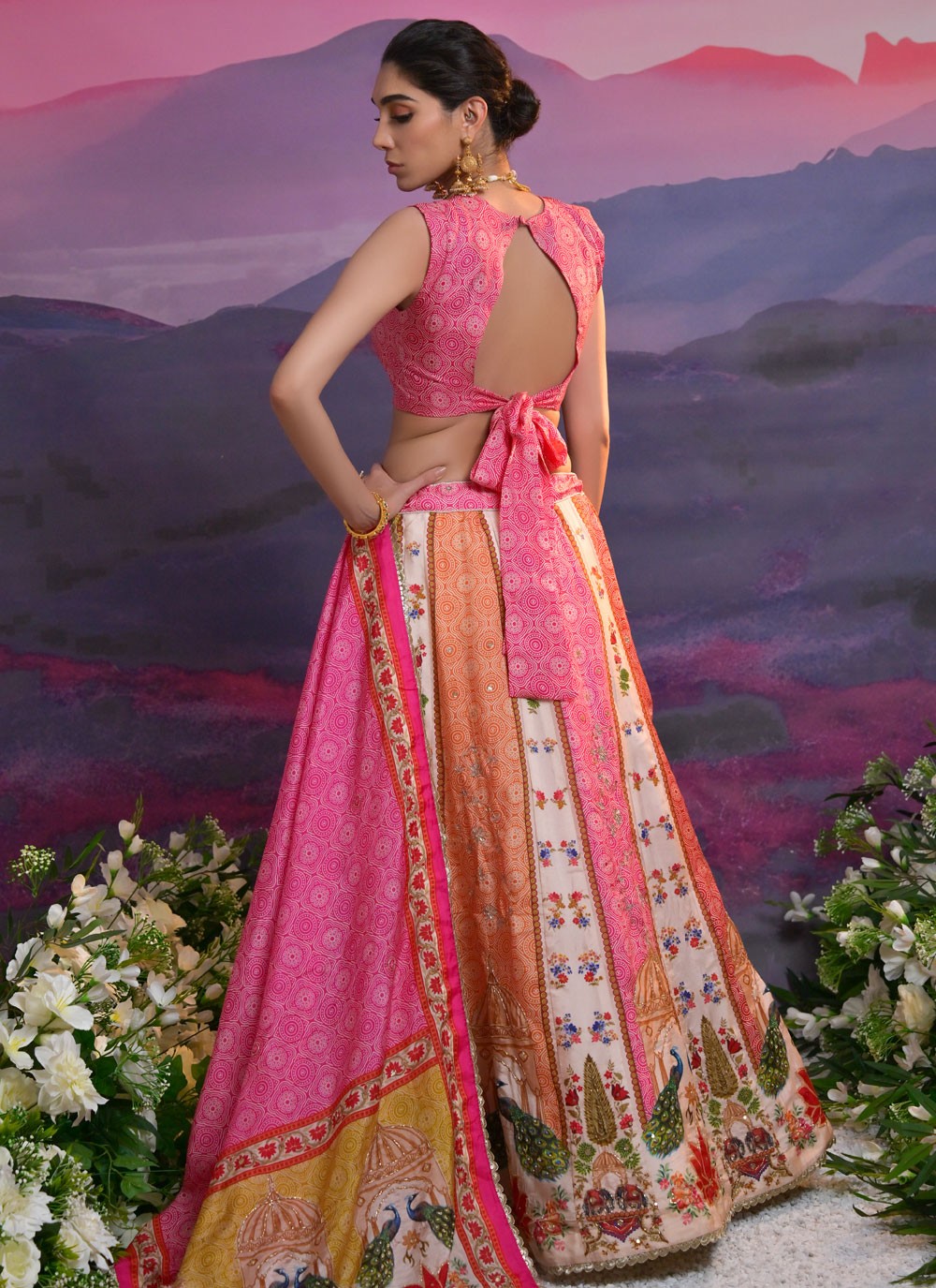Cutdana Viscose Multi Colour Lehenga Choli L3436