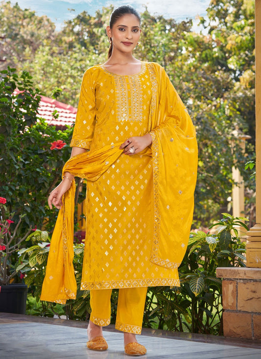 Archive Embroidered, Zari 316730 Yellow T6800