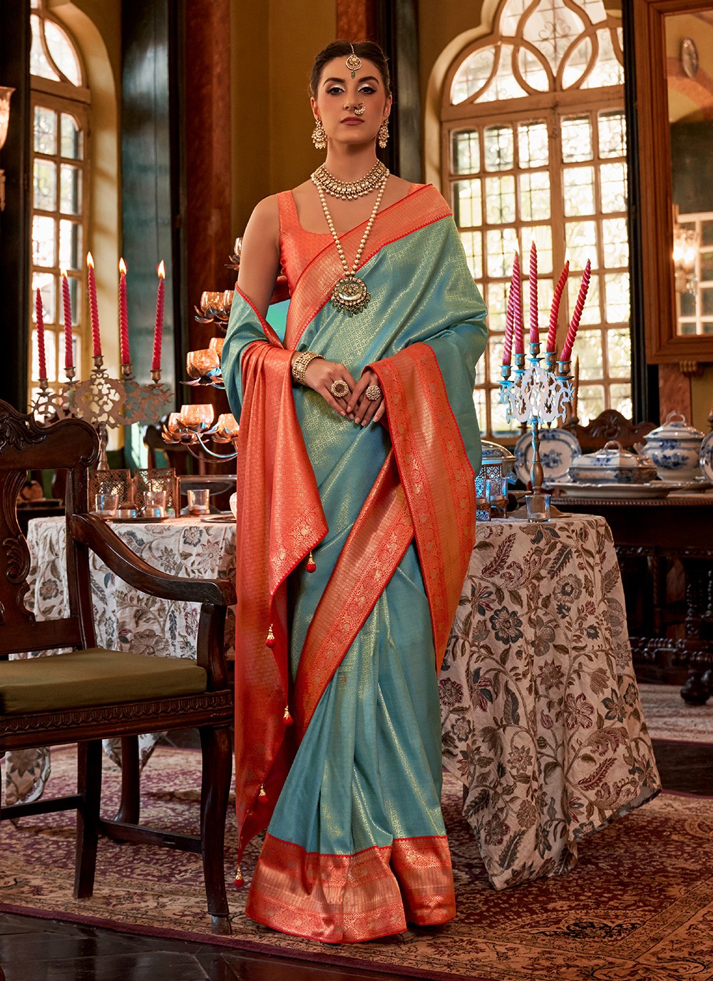 Designer Weaving Zari Kanjivaram Silk Saree - S3139