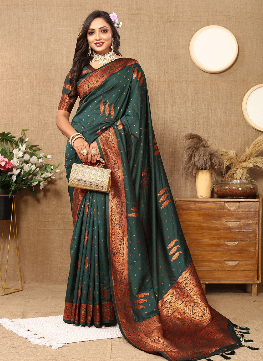 Classic Weaving Zari Silk Saree - S5472