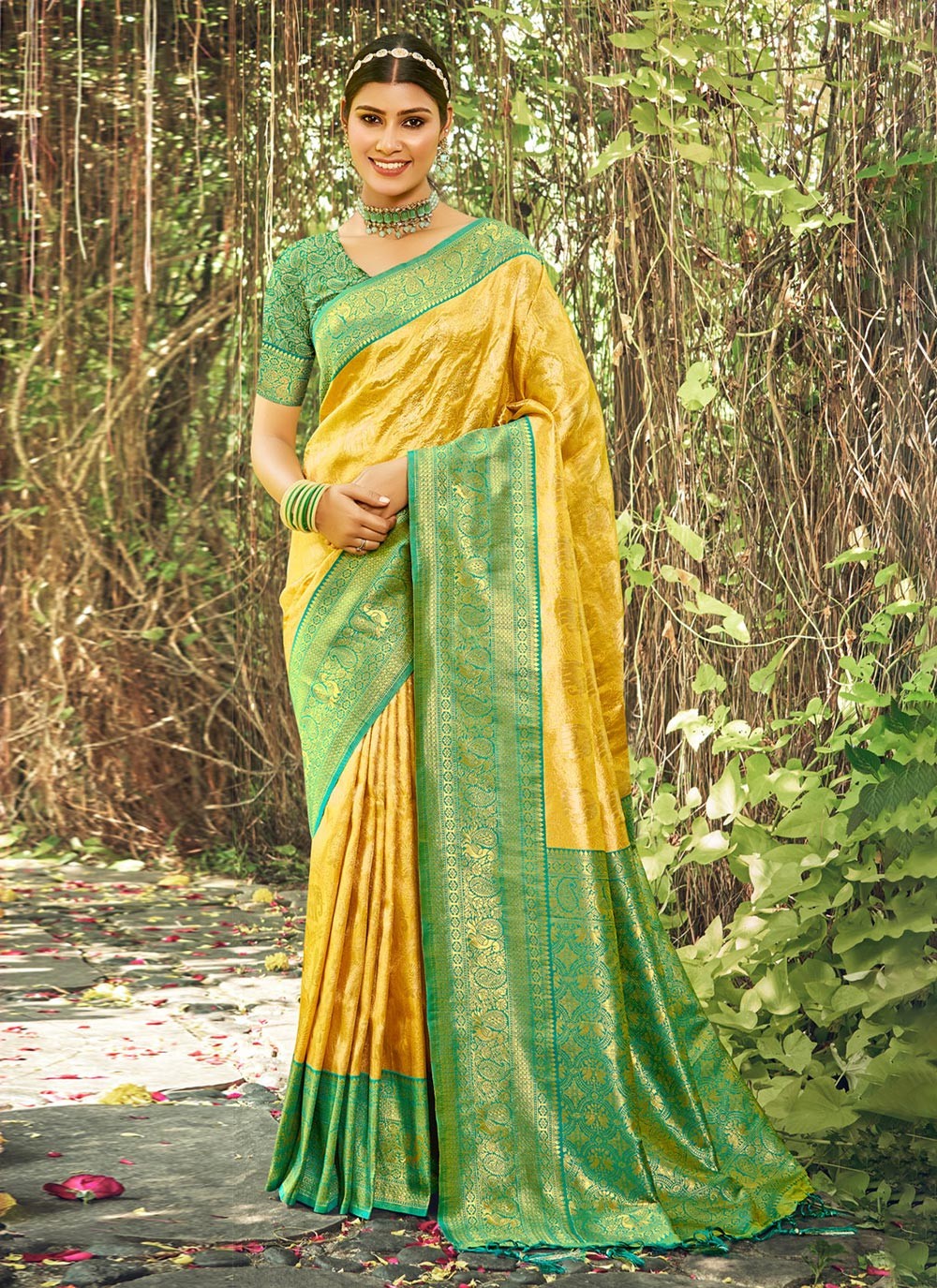 Traditional Weaving Zari Kanjivaram Silk Saree - S4634