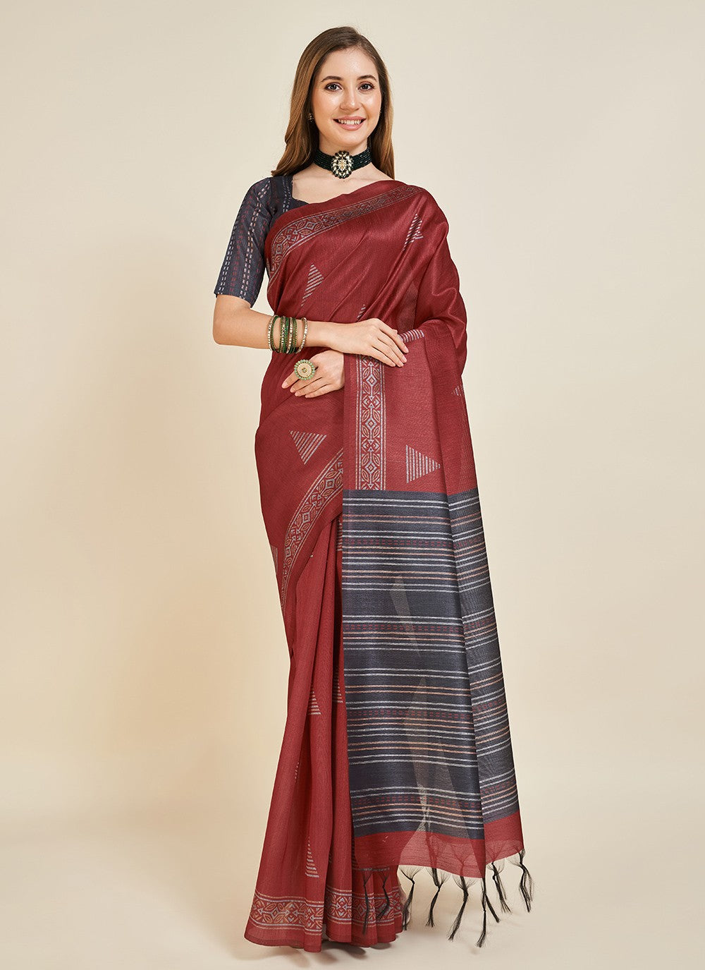 Casual Weaving Zari Silk Saree - S5547