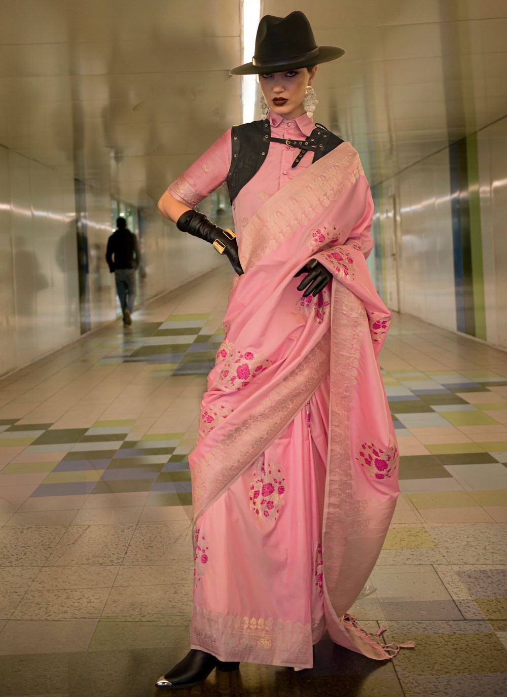 Classic Weaving Zari Silk Saree - S7531