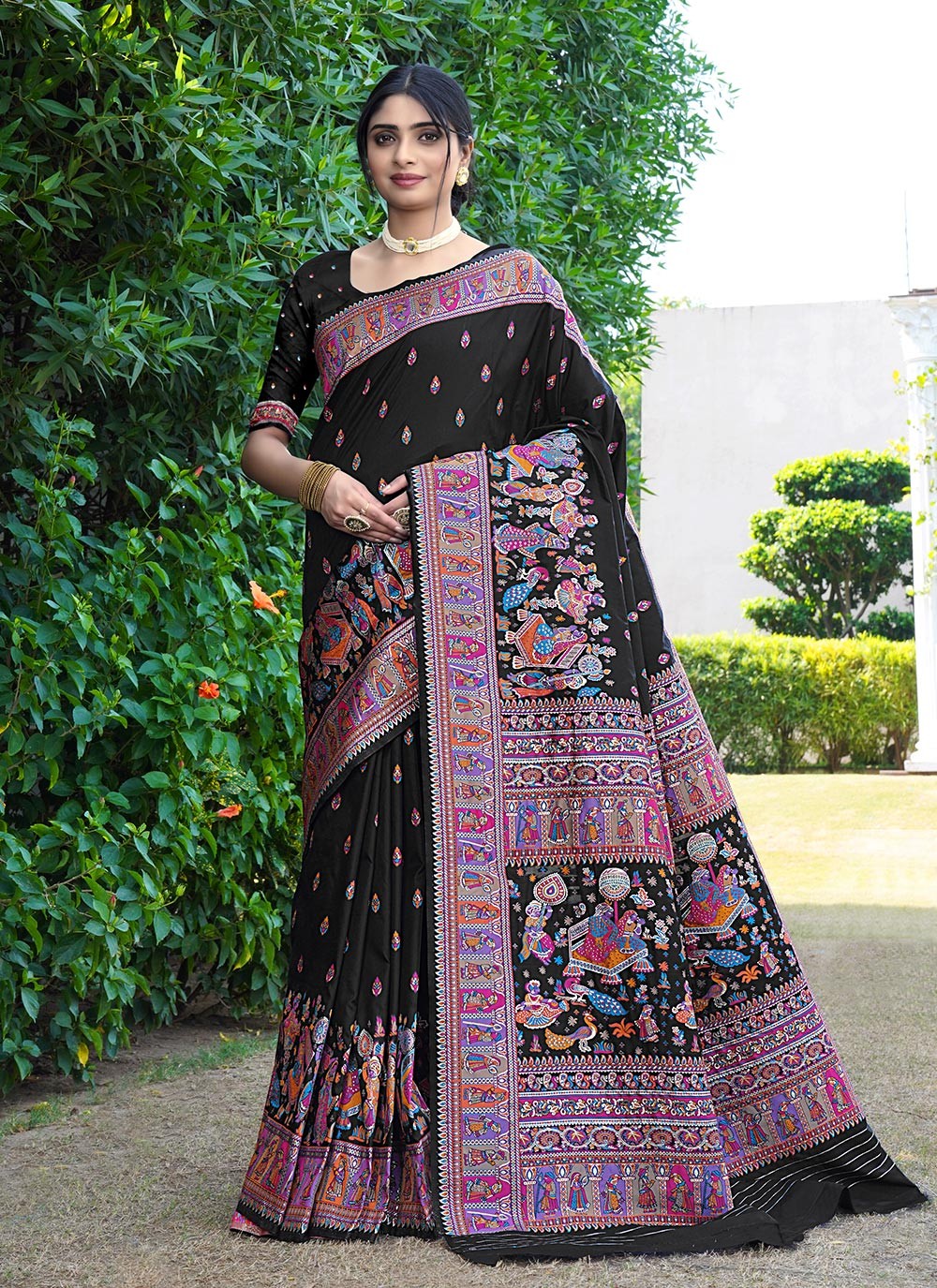 Traditional Weaving Zari Pure Silk Saree - S8496