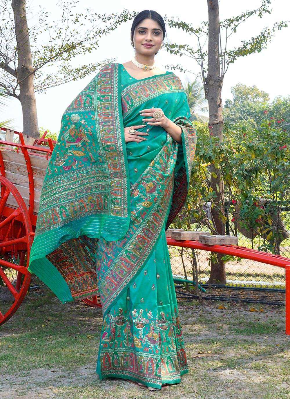Traditional Weaving Zari Pure Silk Saree - S8496