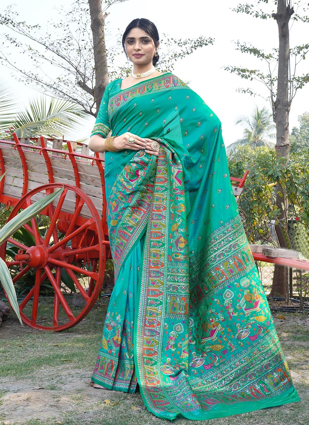 Traditional Weaving Zari Pure Silk Saree - S8496