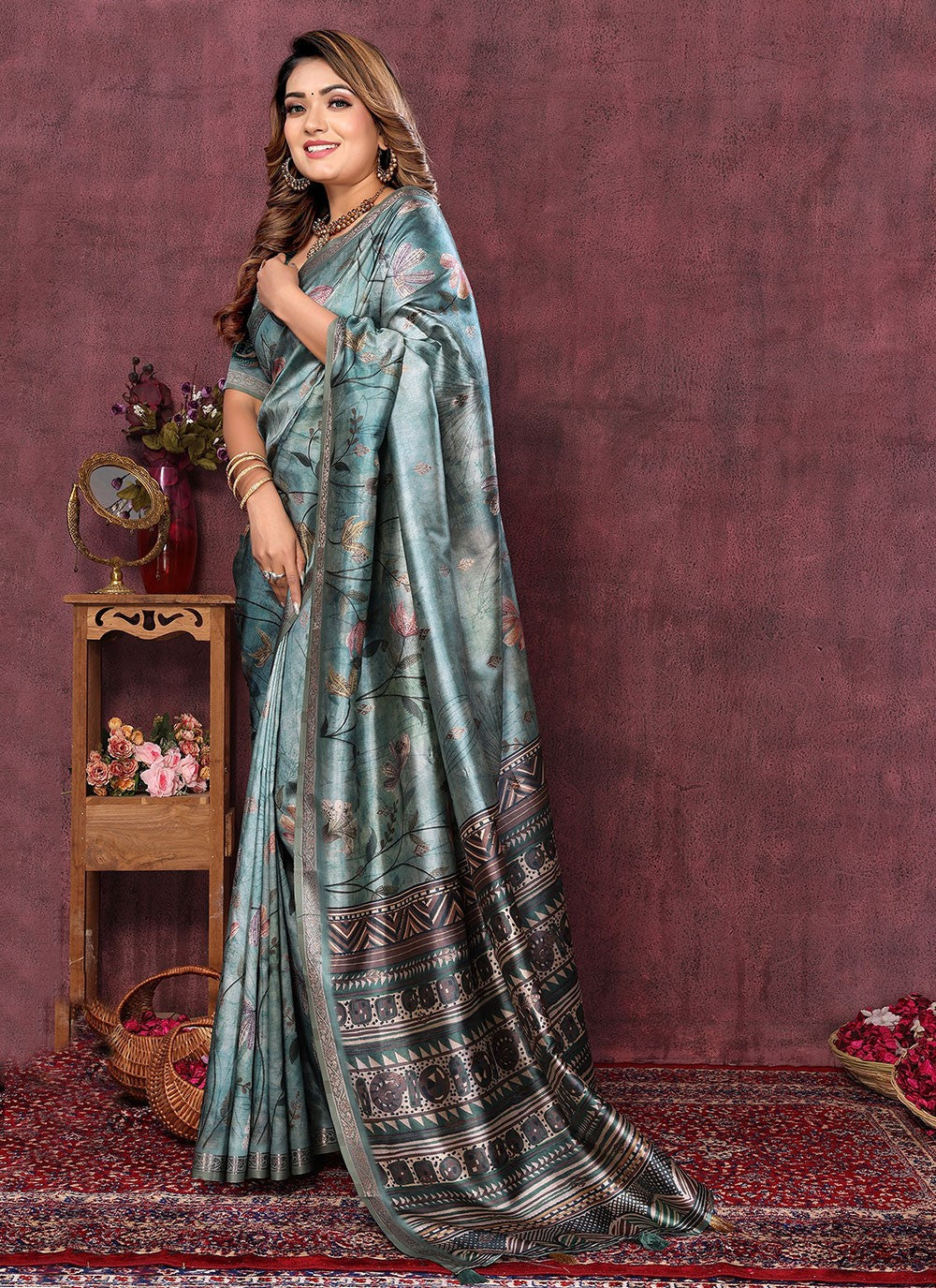 Classic Weaving Zari Silk Saree - S7051