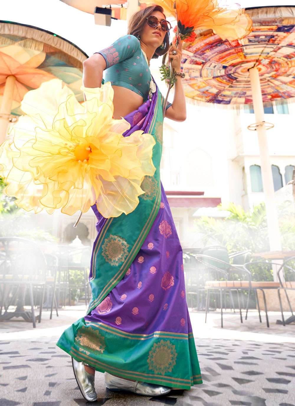 Classic Weaving Zari Katan Silk Saree - S7749