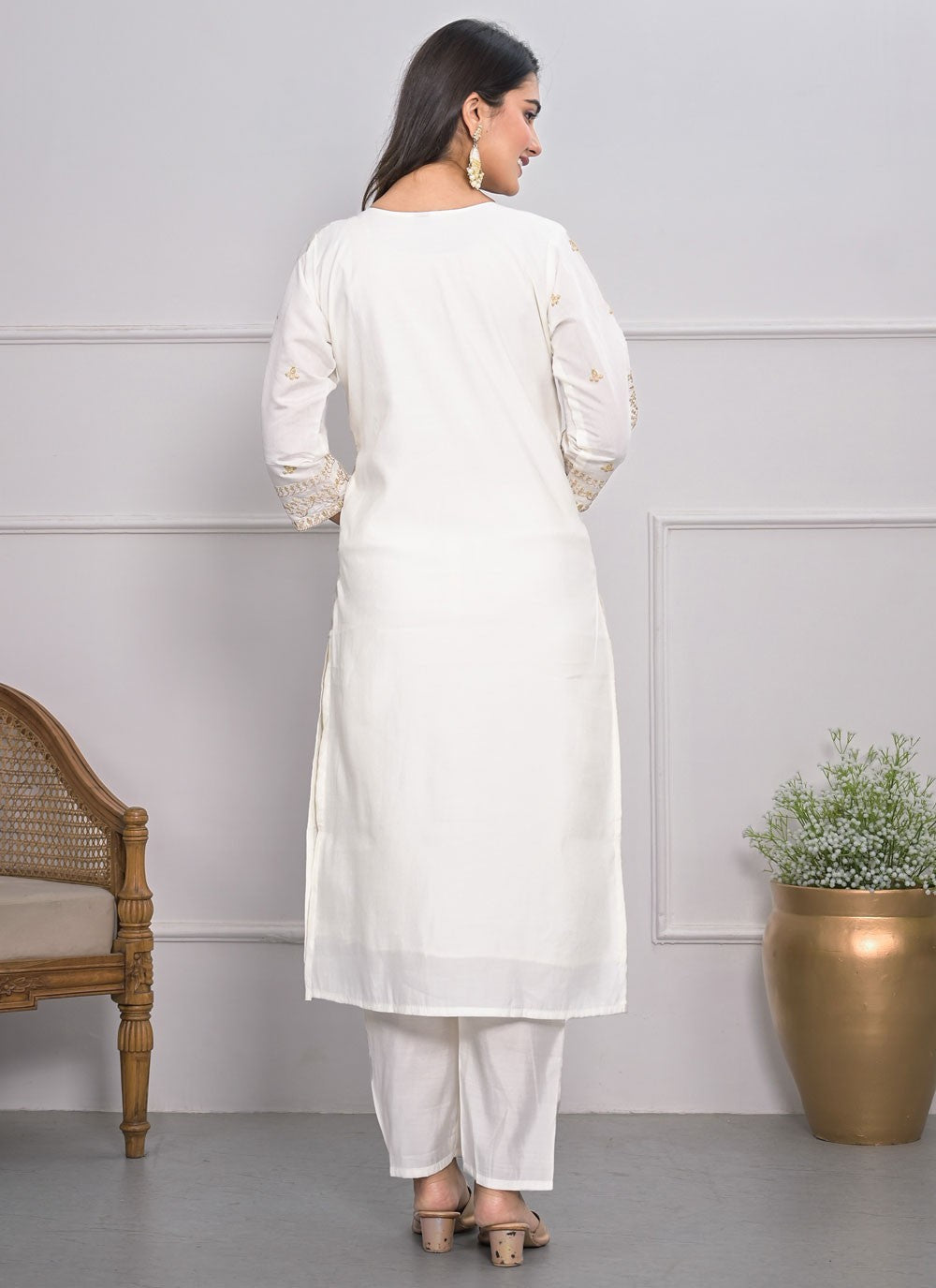 Silk, Viscose Salwar Suit - T3991