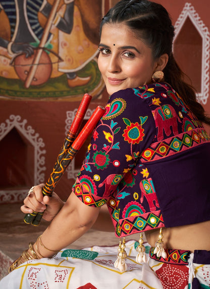 Lace Poly Silk Readymade Lehenga Choli - L2388