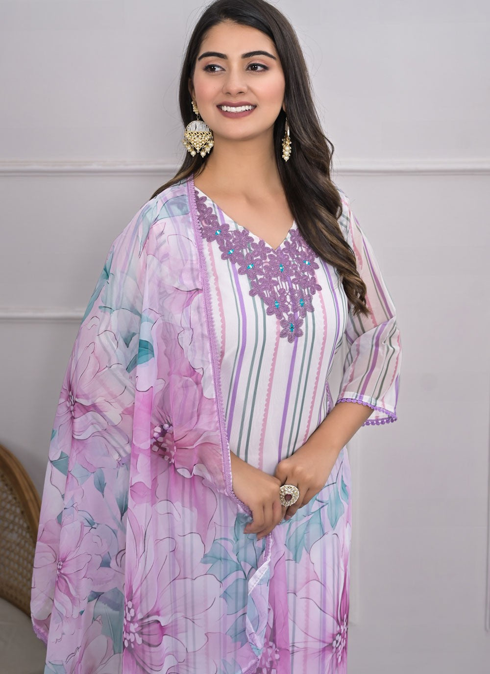 Silk, Viscose Salwar Suit - T3991