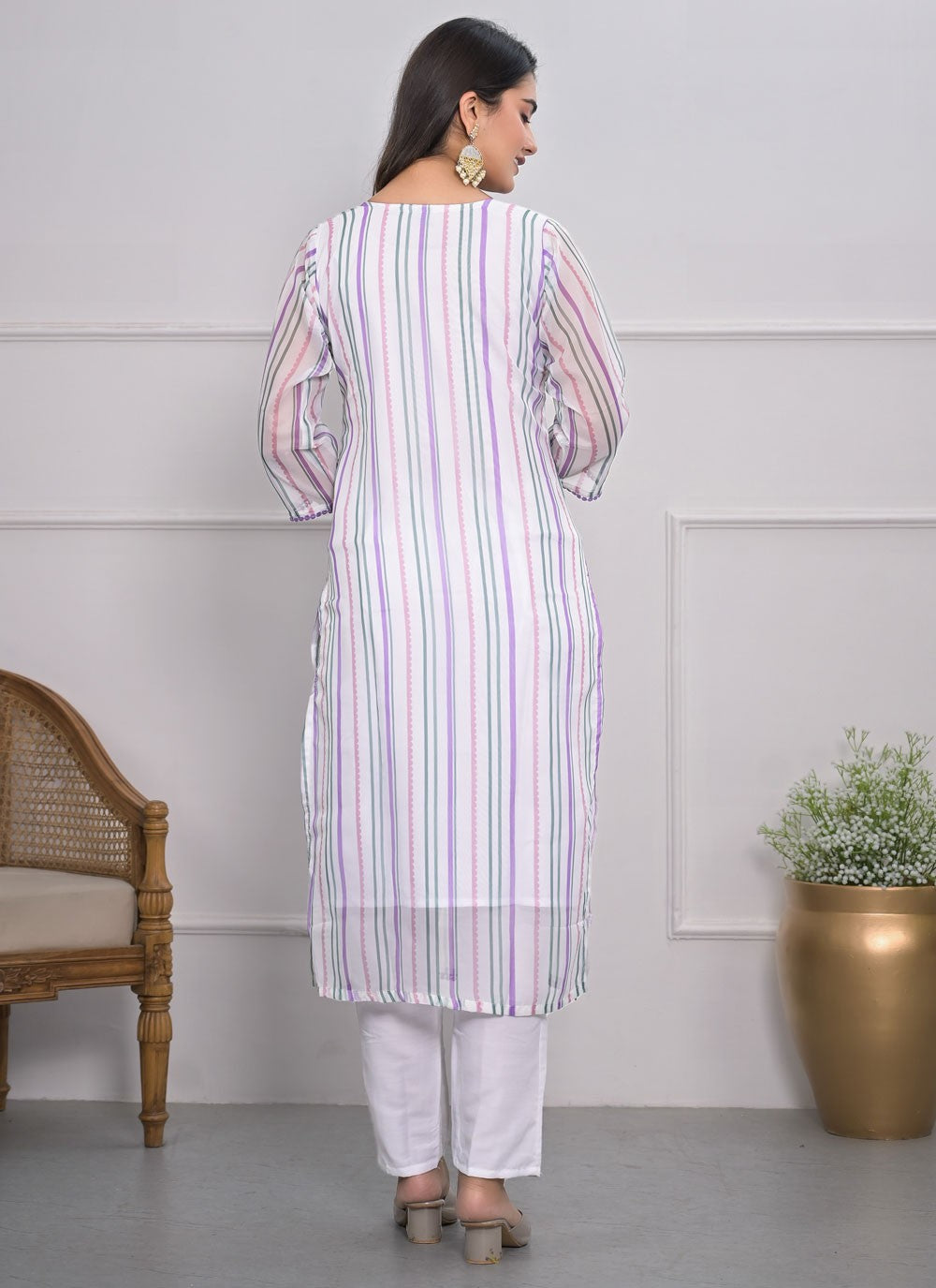 Silk, Viscose Salwar Suit - T3991