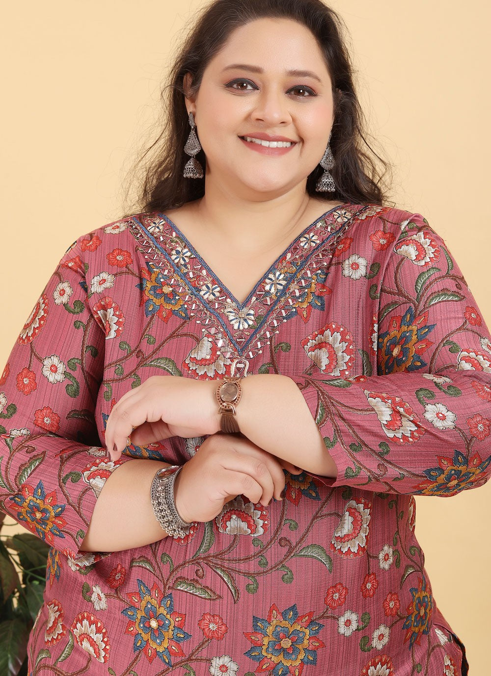 Salwar Suit Printed Wine Viscose T5403