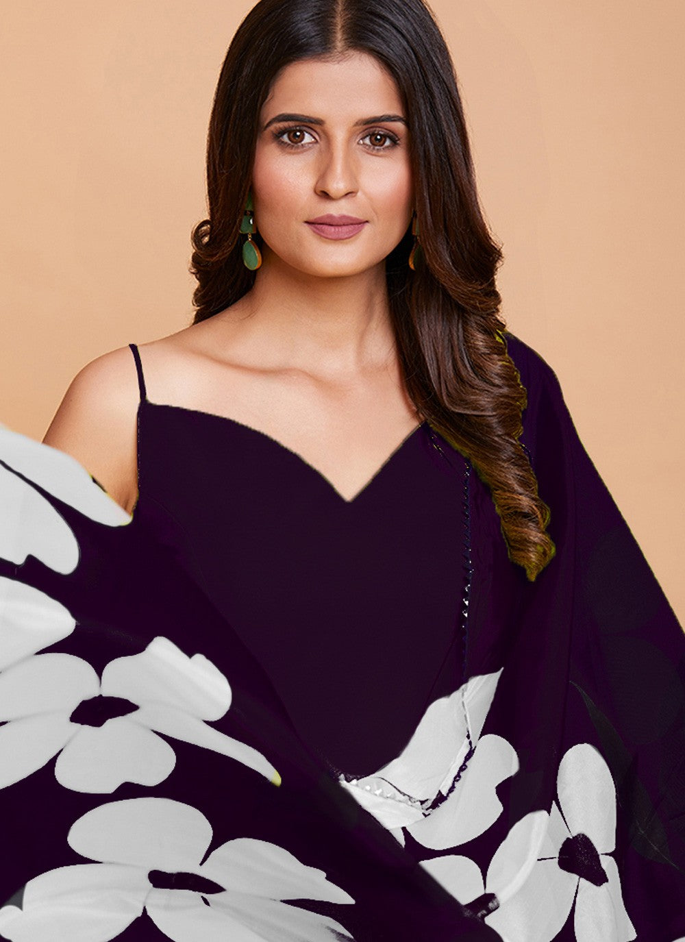 Faux Georgette Gown - G1179