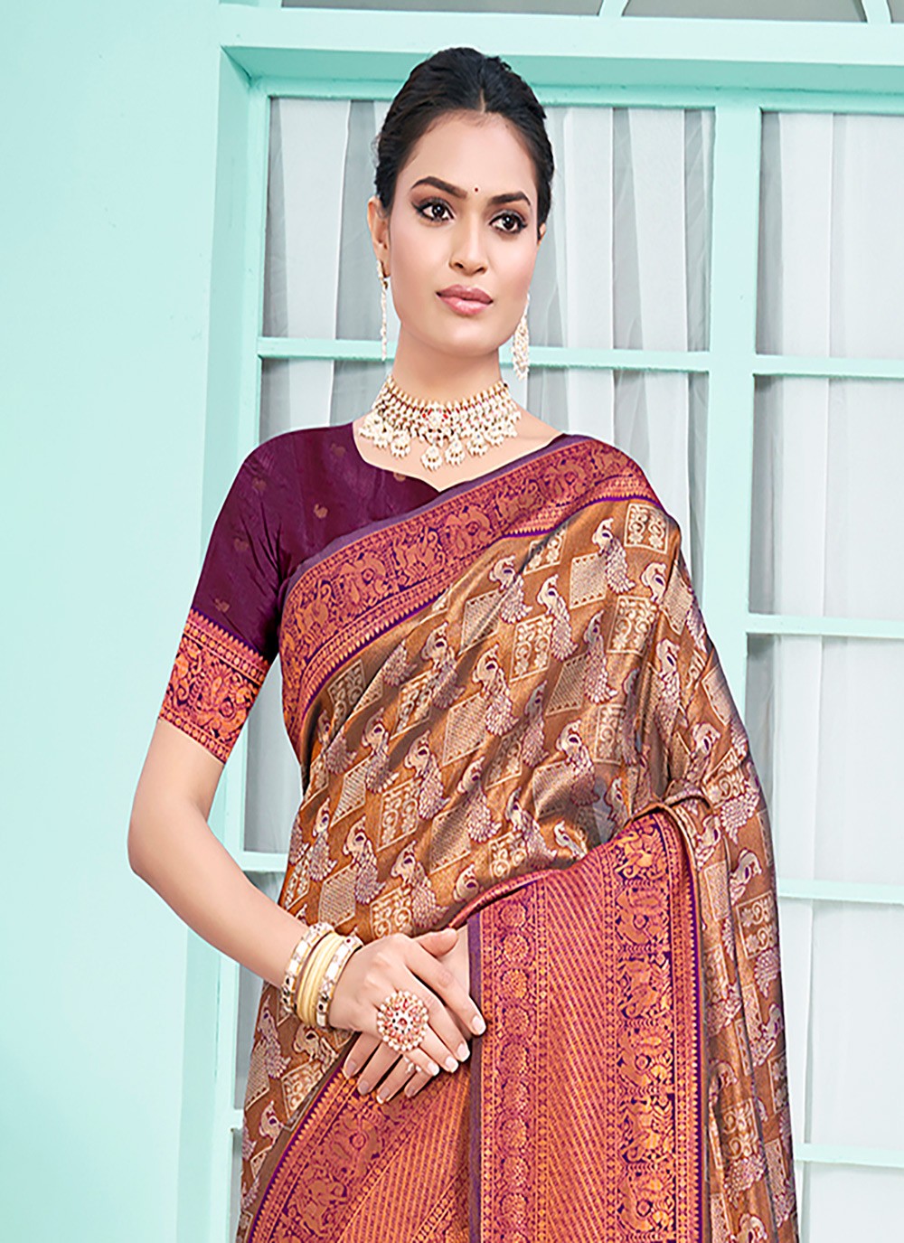 Classic Woven Silk Saree - S6605