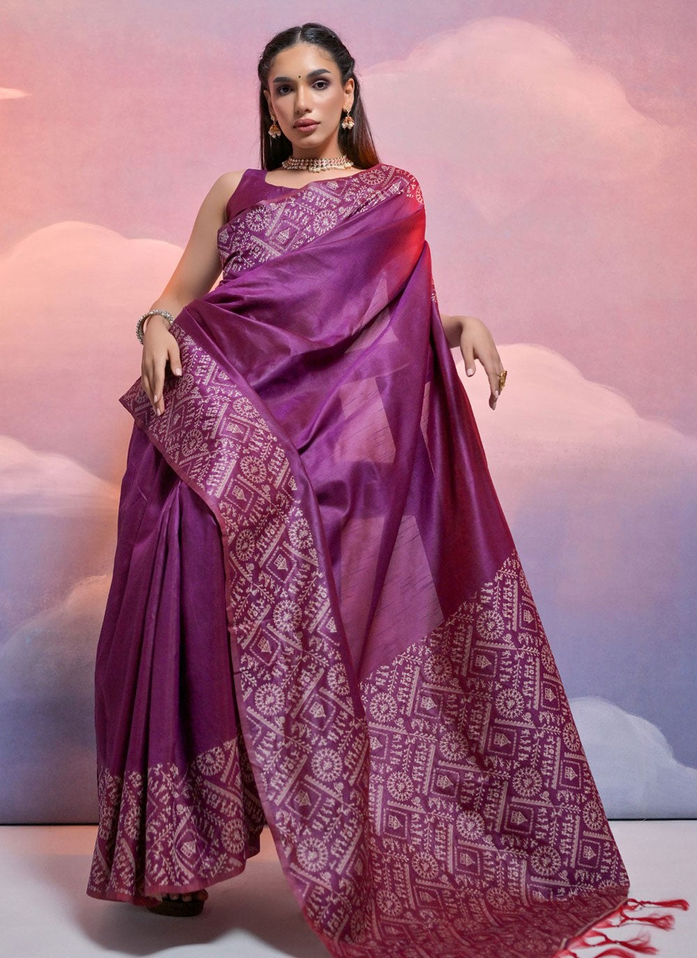 Classic Woven Handloom Silk Saree - S5715