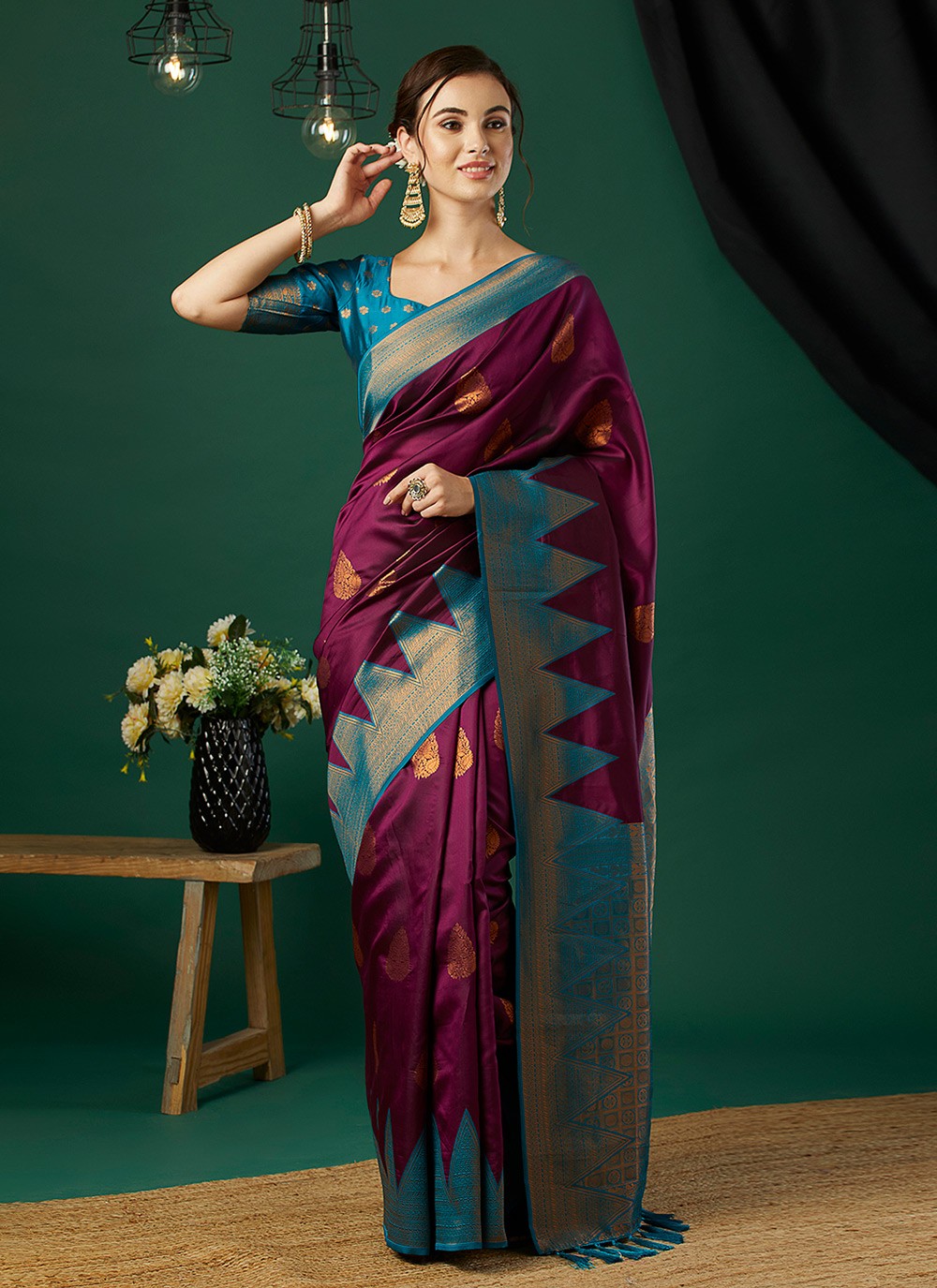 Woven, Zari Banarasi Silk Saree - S11661