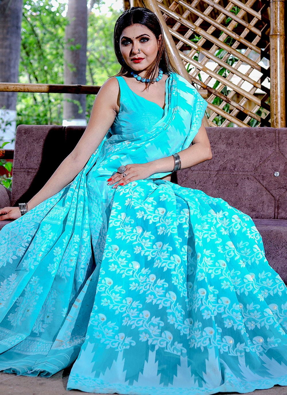 Classic Woven Cotton Saree - S6053
