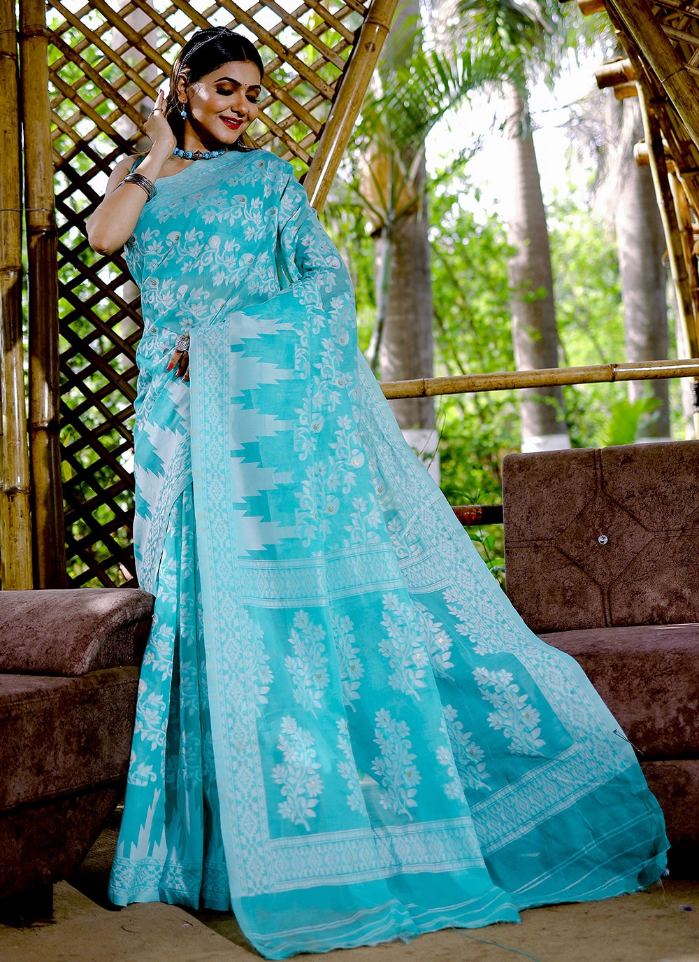 Classic Woven Cotton Saree - S6053