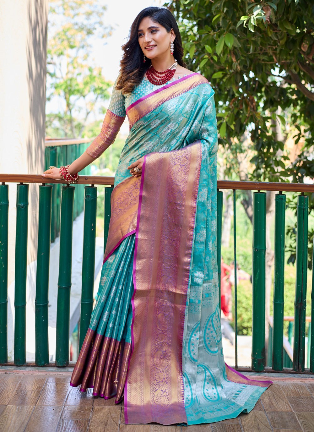 Woven, Zari Banarasi Silk Saree - S12256