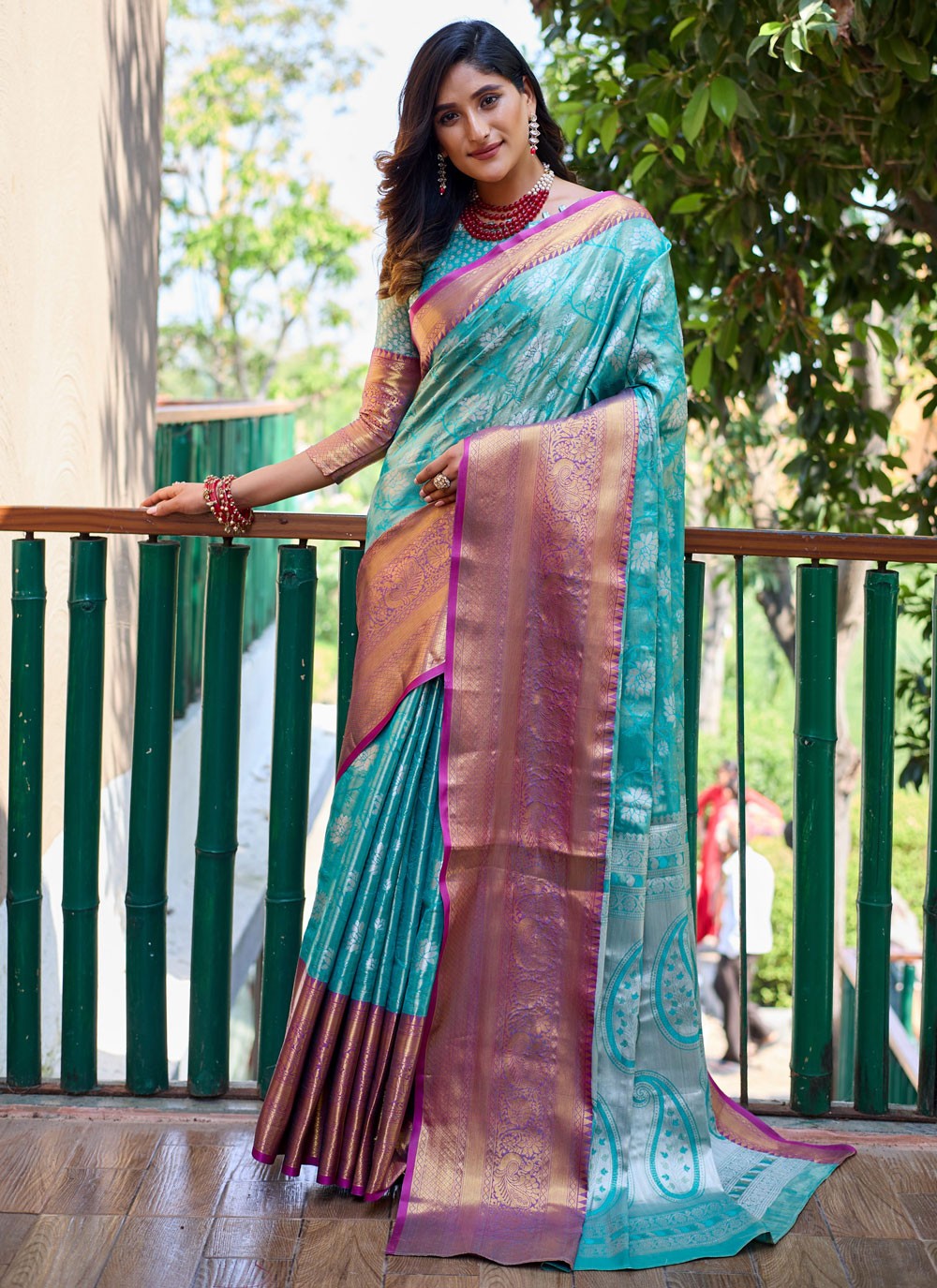 Woven, Zari Banarasi Silk Saree - S12256