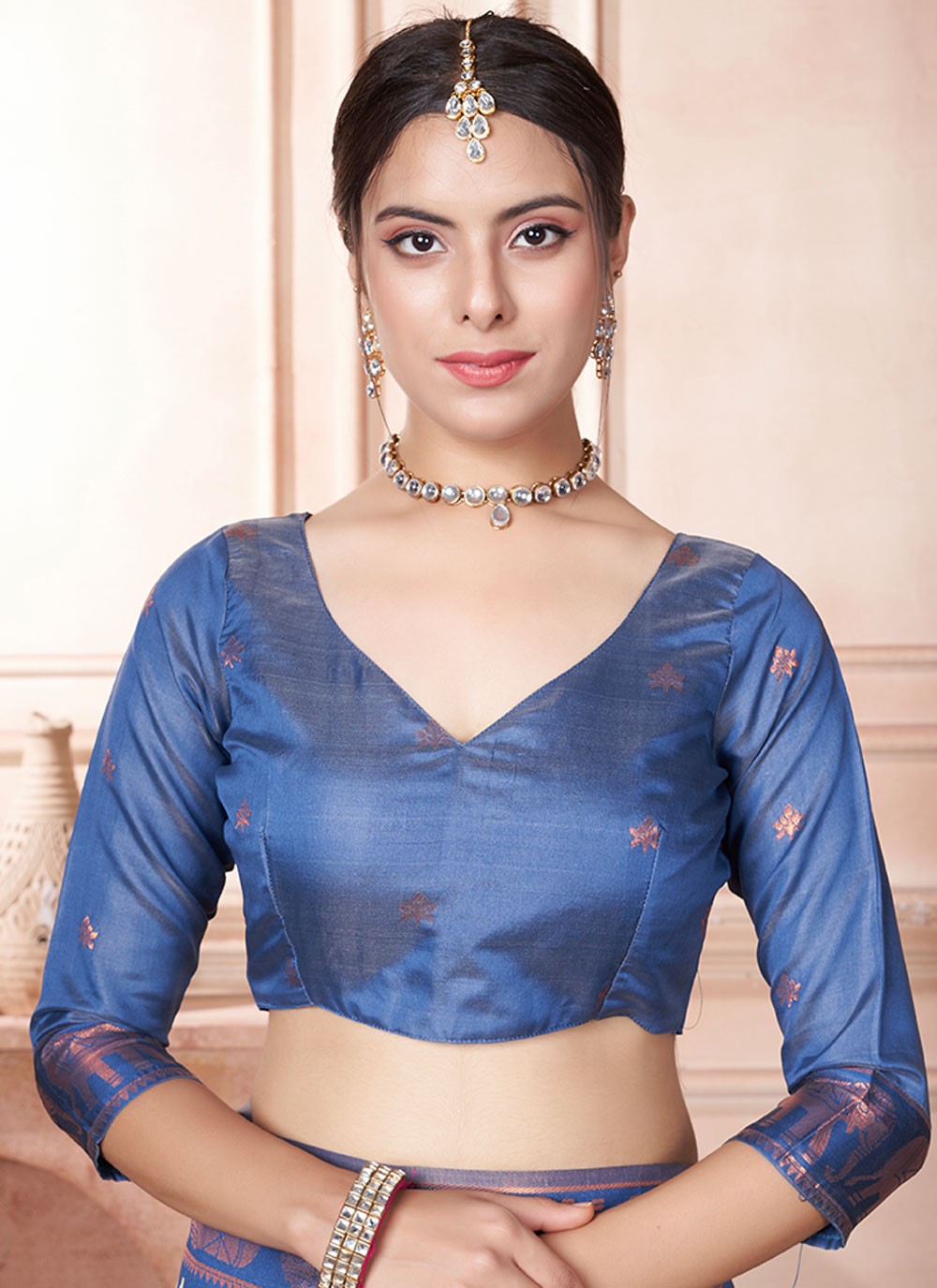 Contemporary Woven Kanjivaram Silk Saree - S6426