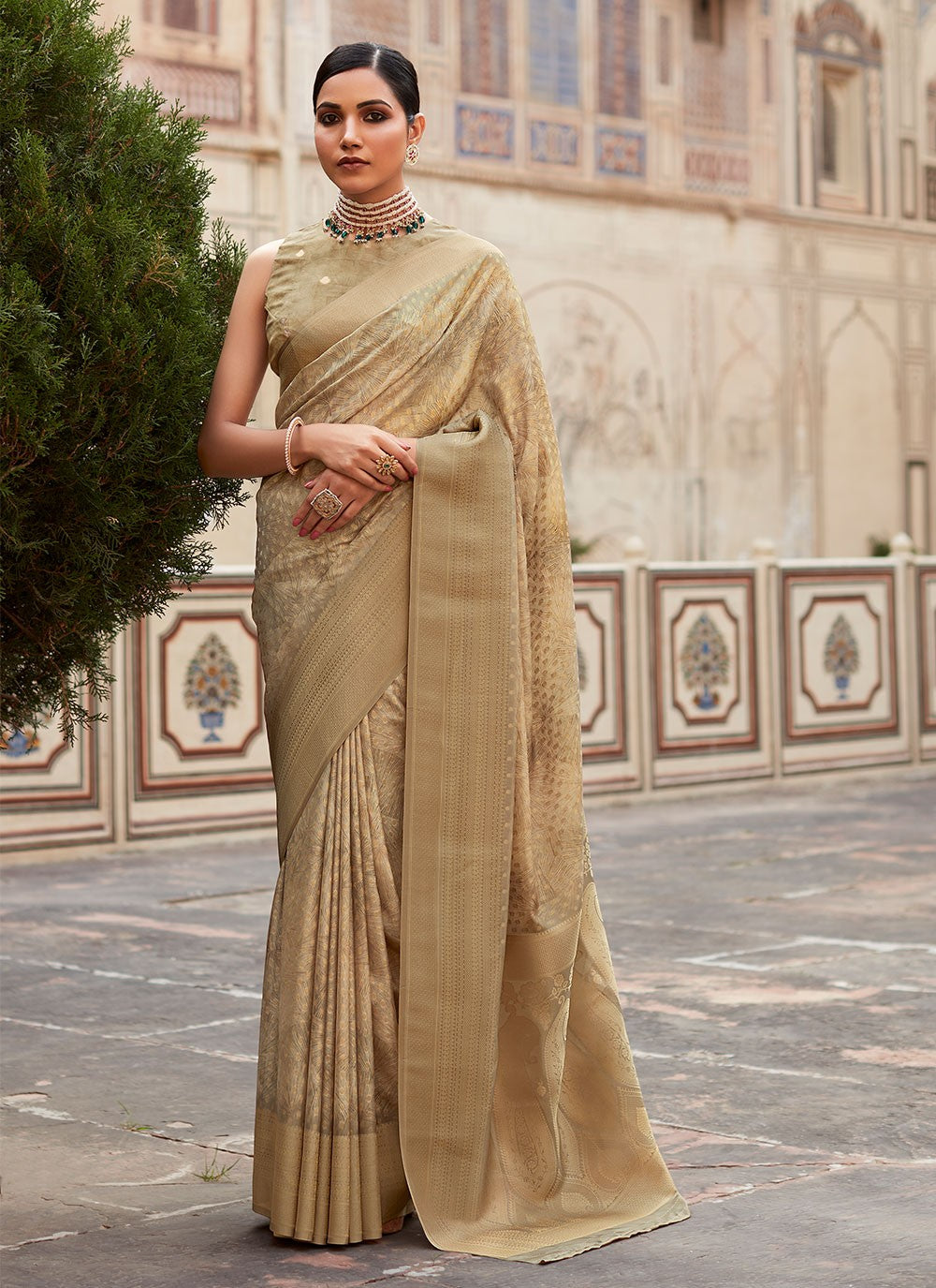Classic Woven Crepe Silk Saree - S4533