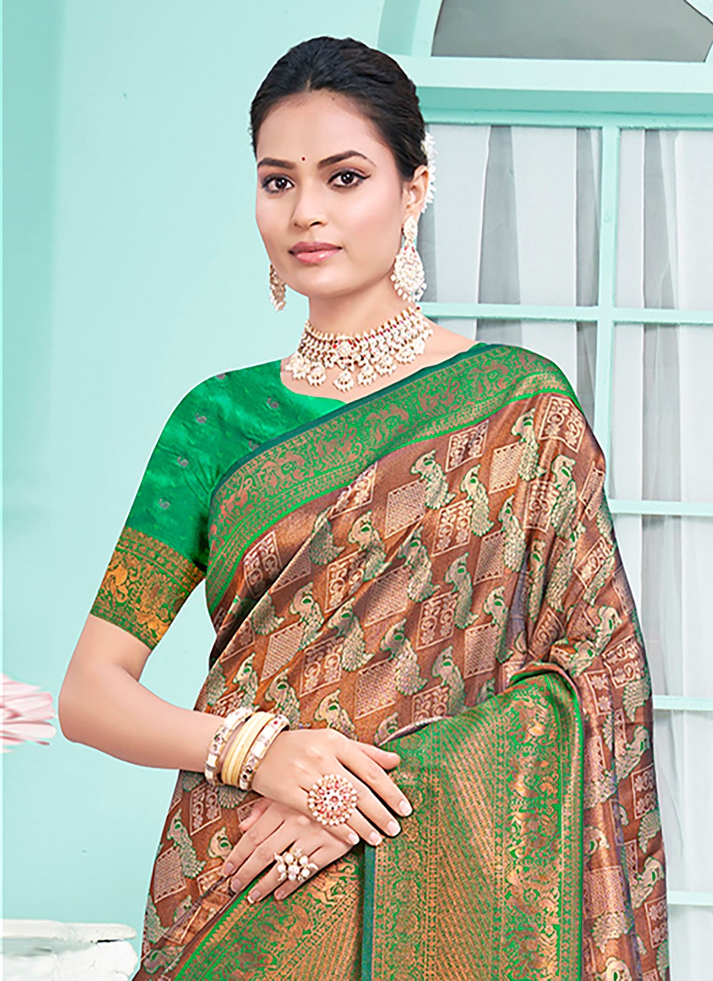 Classic Woven Silk Saree - S6605