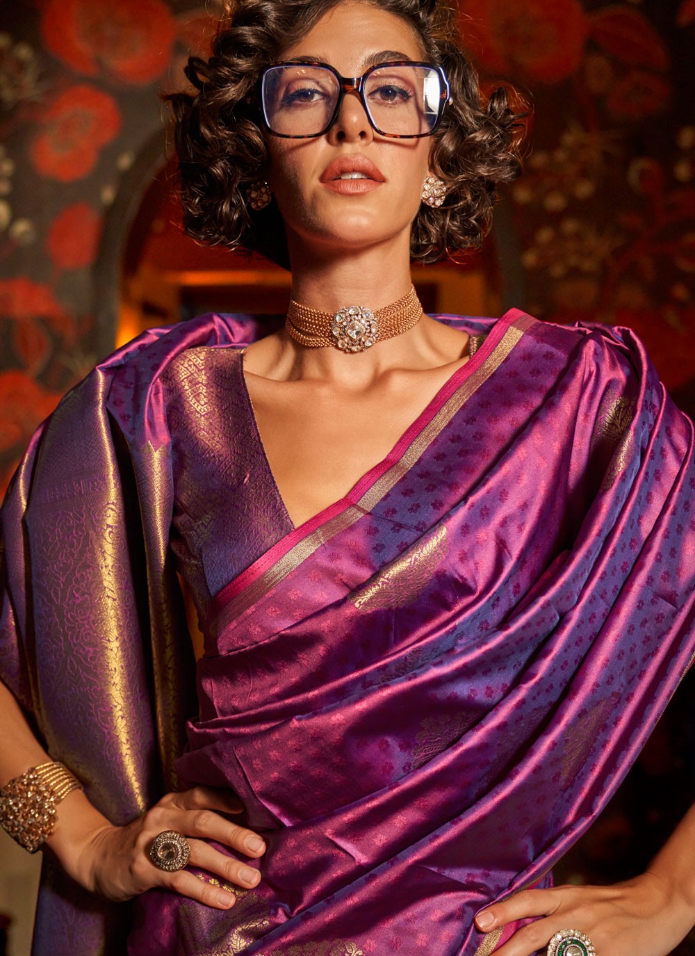 Classic Woven Handloom Silk Saree - S9191