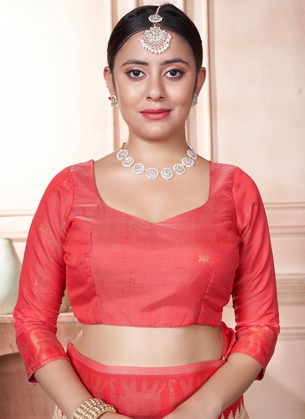 Contemporary Woven Kanjivaram Silk Saree - S6426