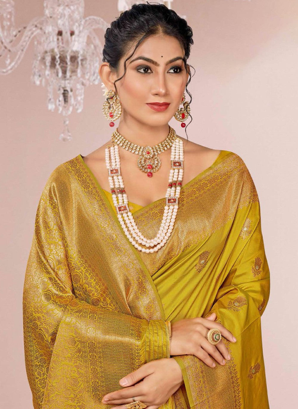Traditional Woven Silk Saree - S7350