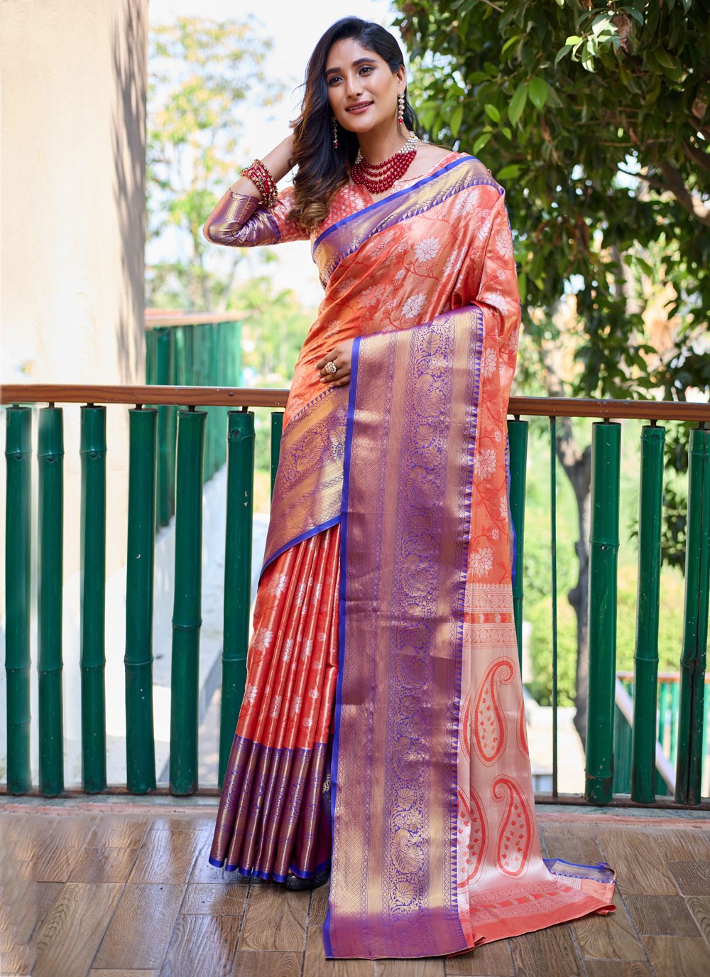 Woven, Zari Banarasi Silk Saree - S12256
