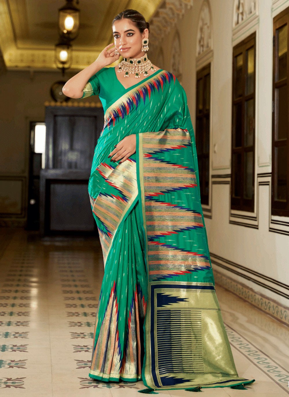 Classic Woven Silk Saree - S6476