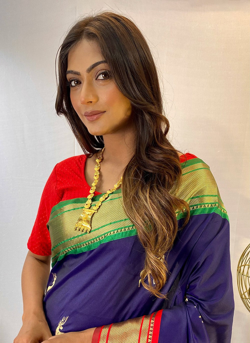 Classic Woven Silk Saree - S8442