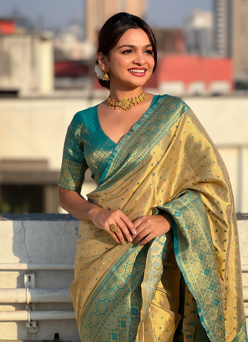 Woven, Zari Silk Saree - S11817