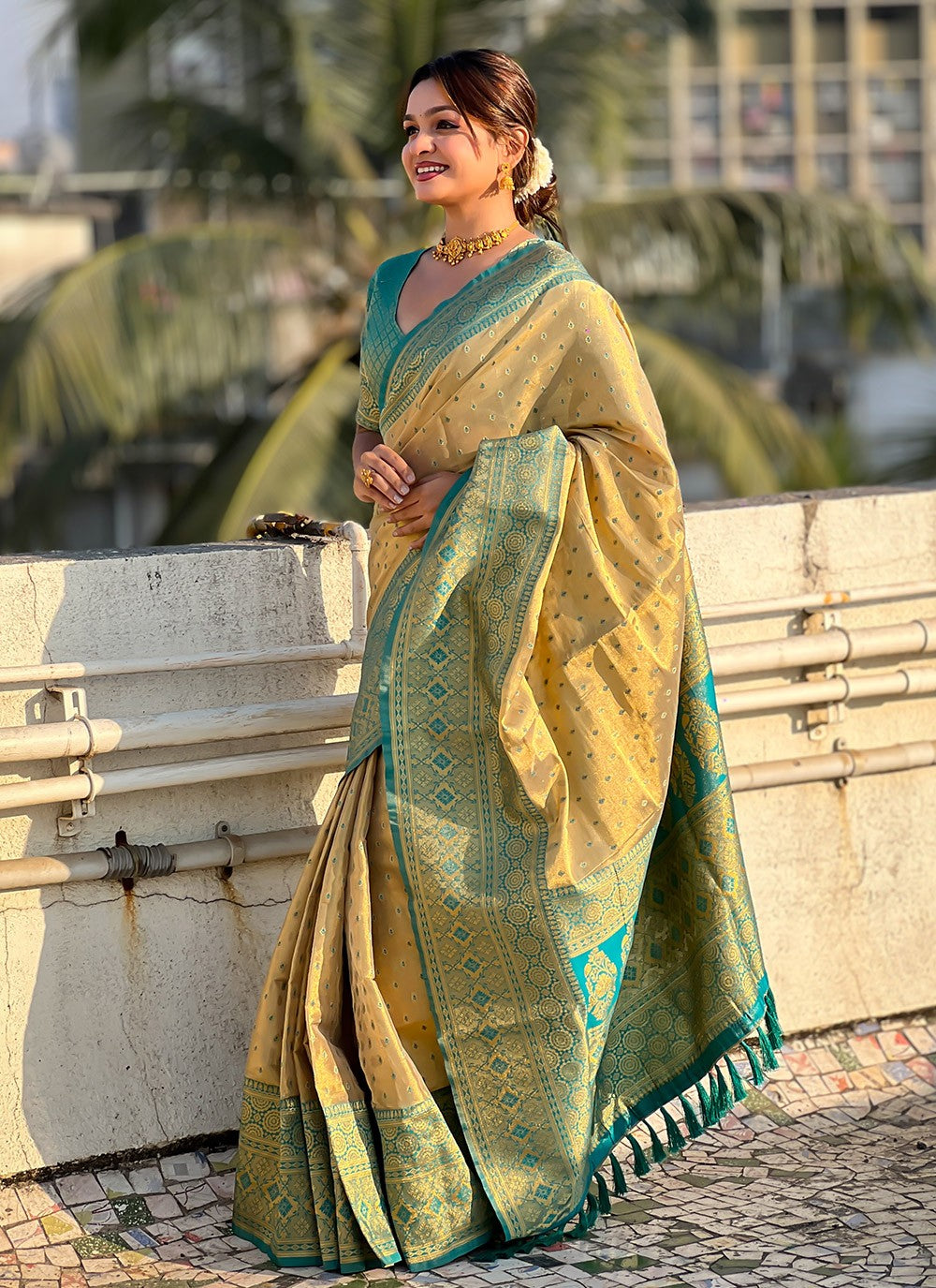 Woven, Zari Silk Saree - S11817