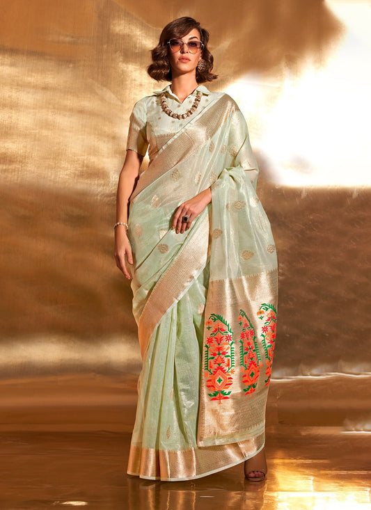 Saree Woven Tissue Saree - S5056