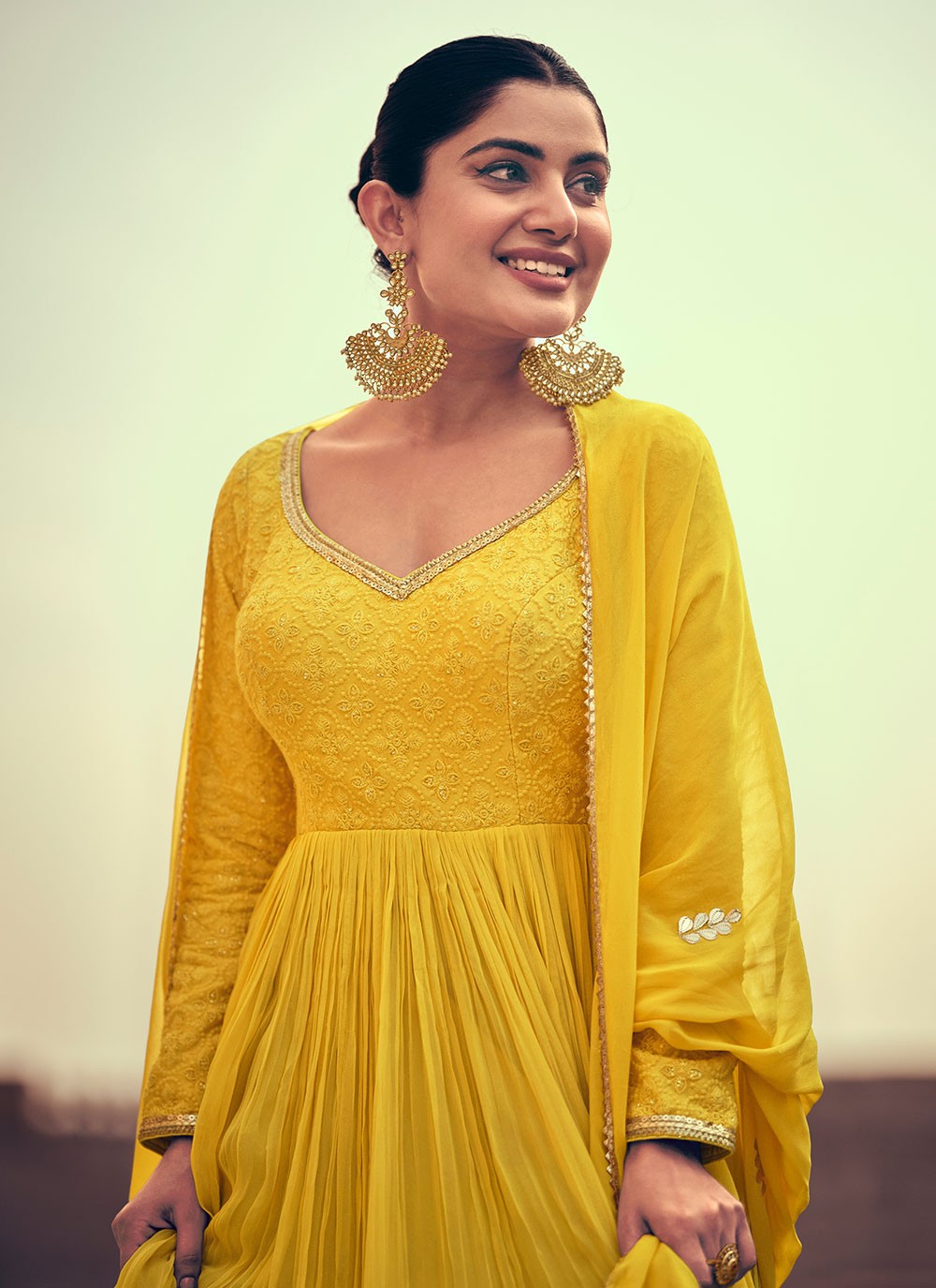 Chinon, Georgette, Silk Gown - G1294