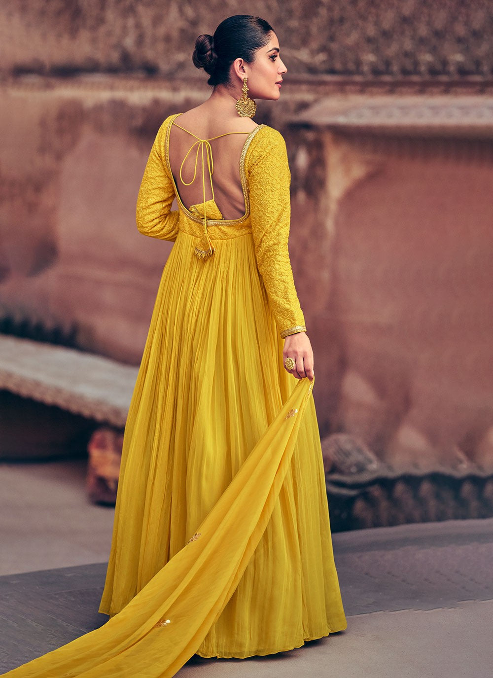 Chinon, Georgette, Silk Gown - G1294