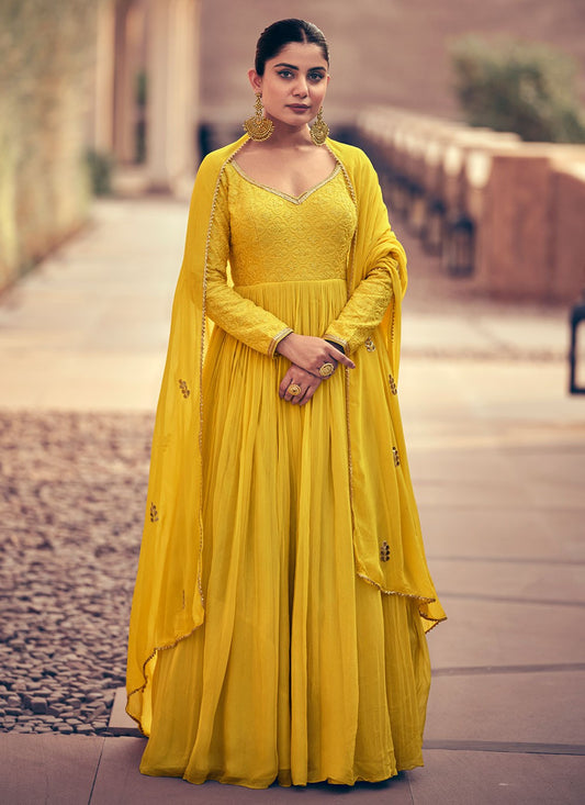 Chinon, Georgette, Silk Gown - G1294
