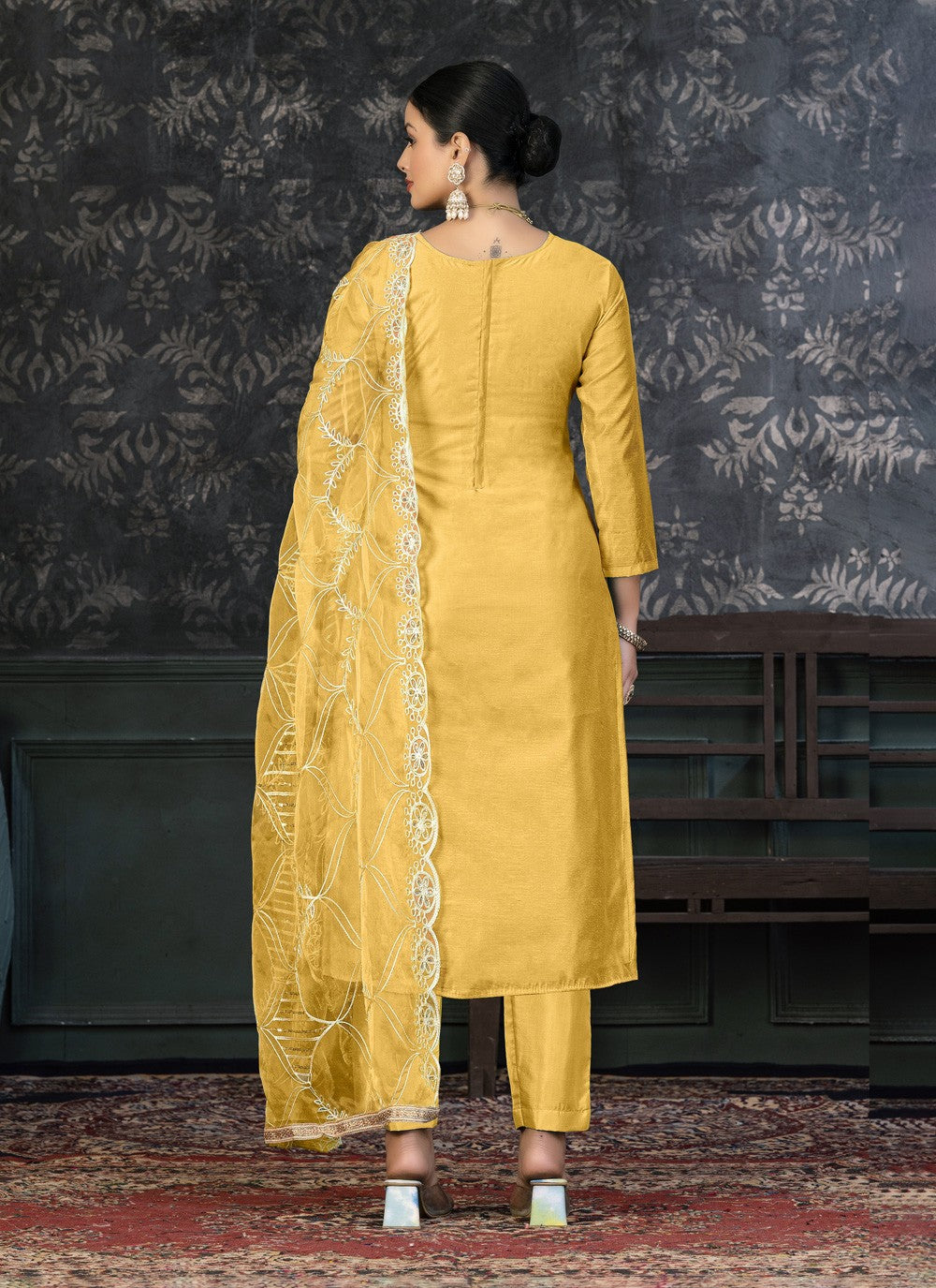 Organza Salwar Suit - T1417
