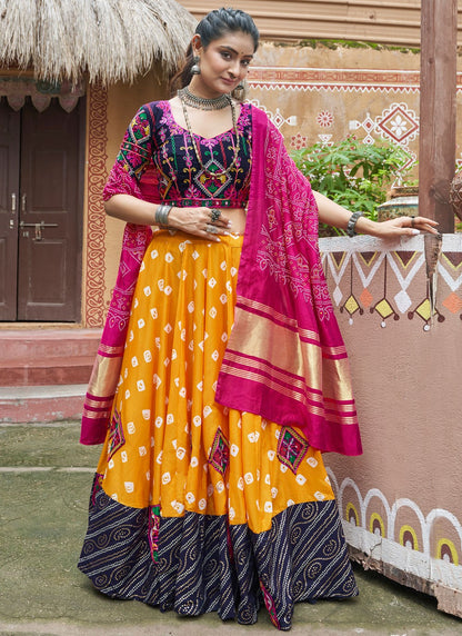 Embroidered Viscose Readymade Lehenga Choli - L2286