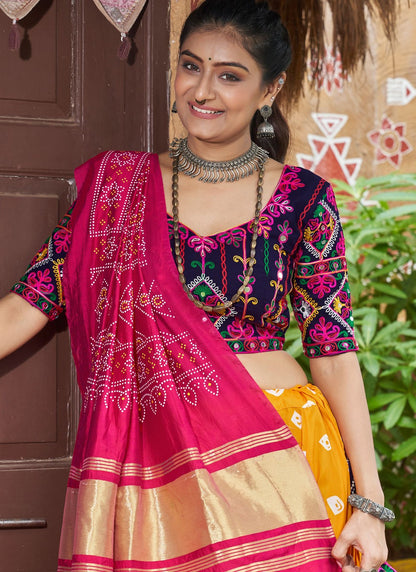 Embroidered Viscose Readymade Lehenga Choli - L2286